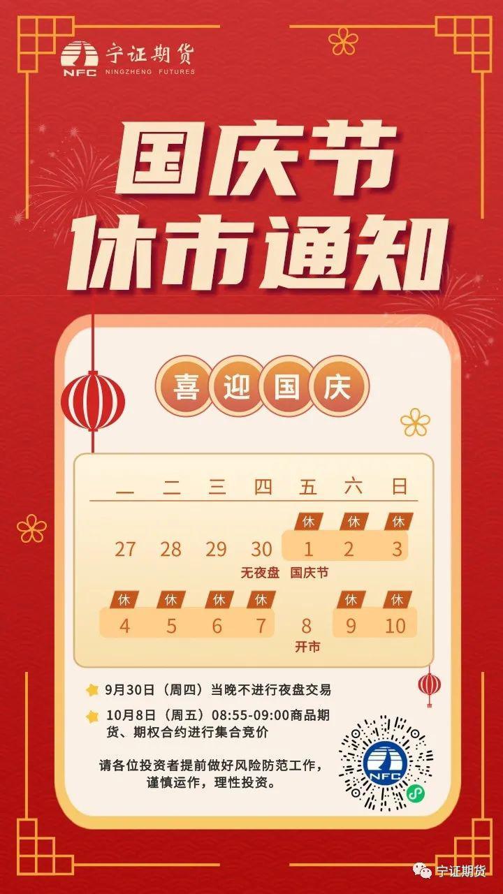 2021中秋节国庆节期货市场放假安排_16年中秋股市放假安排时间表_期货市场节假日休市通知