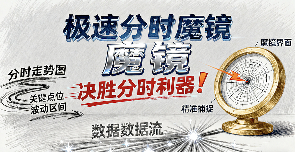 通达信极速分时魔镜【分时主图|分时副图】套装指标，分时决胜利器