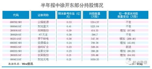 A股牛散持股动向受关注，徐开东重仓股表现亮眼