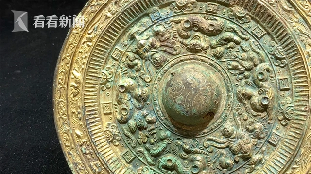 唐代铜镜工艺_海兽葡萄镜_铜镜拍卖成交价