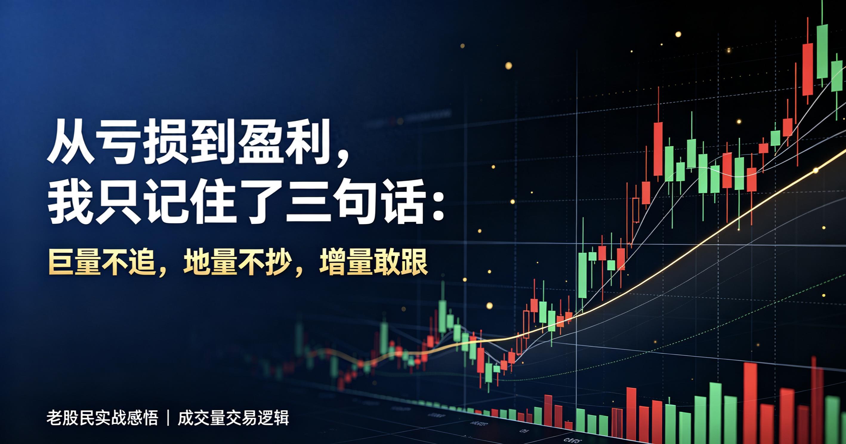 一直没量的股票怎么样？地量不抄底，等增量信号再出手